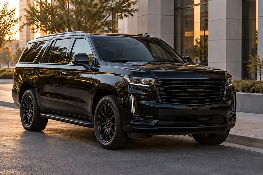 Black luxury suv for private Brooklyn rides